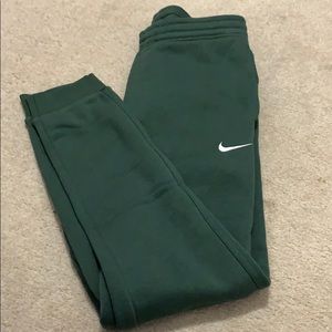 Nike Green Joggers/Sweatpants